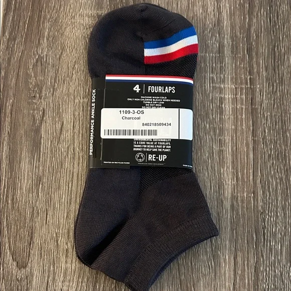 Performance Ankle Socks - Black, White, and Grey - Picture 8 of 8